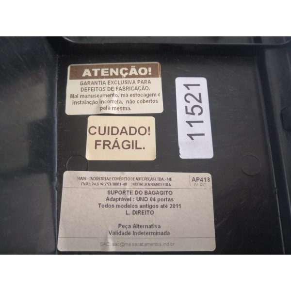 Suporte Bagagito Direito Fiat Uno 2011 Original 11521