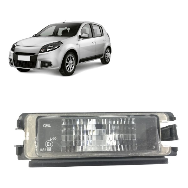 Luz Placa Renault Sandero 2007 08 09 10 11 12 13 2014