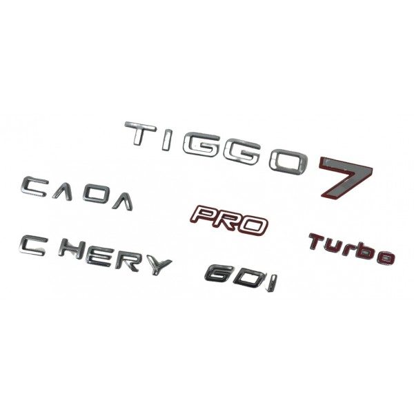 Emblema Letreiro Chery Tiggo 7 Pro 2021 2022 2023