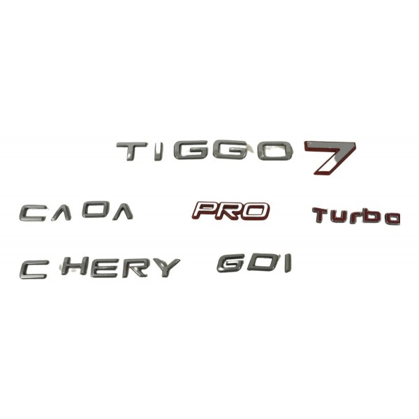 Emblema Letreiro Chery Tiggo 7 Pro 2021 2022 2023