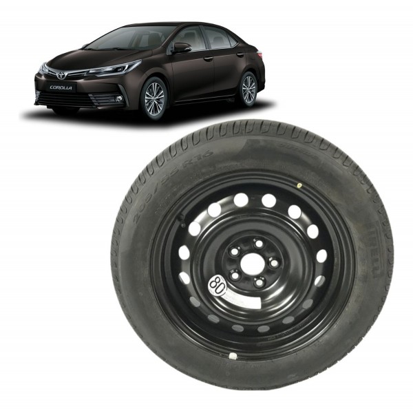 Estepe C/pneu 205/55 R16 Corolla Xei 2.0 2015 16 17 18 2019