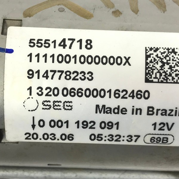 Motor Arranque Partida Gm Onix Turbo 1.0 2020 21 22 23 2024