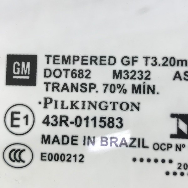 Vidro Fixo Traseiro Direito Onix 1.0 2020 21 22 23 2024