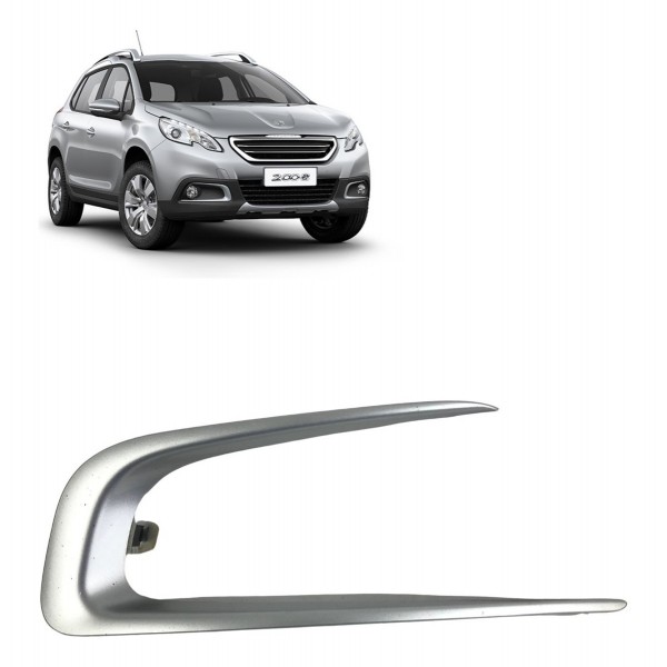 Moldura Farol Milha Dianteira Esquerda Peugeot 2008 2019