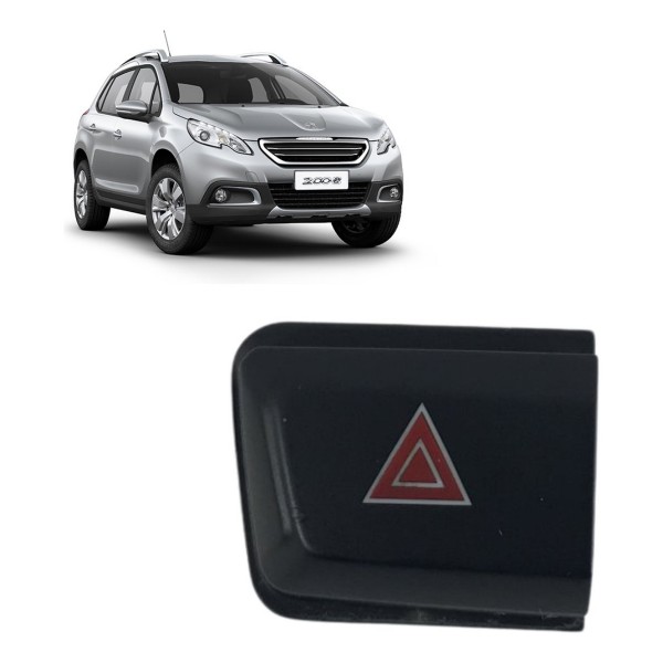 Botão Pisca Alerta Peugeot 2008 1.6 2015 2016 2017 2018 2019