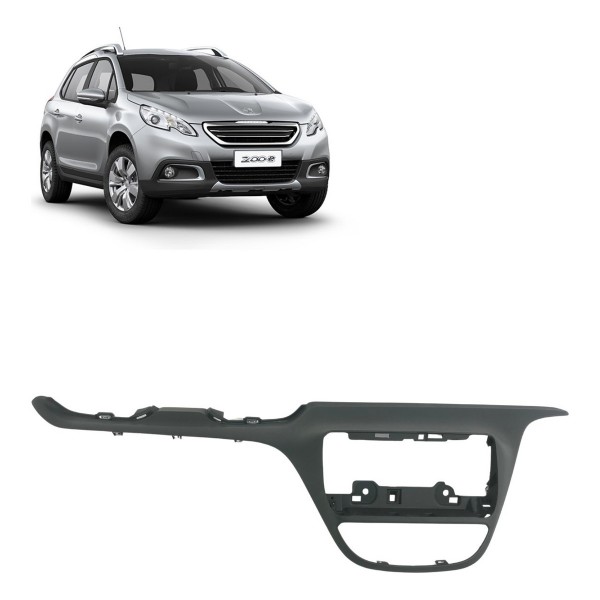 Moldura Central Difusor Ar Peugeot 2008 2015 16 17 18 2019