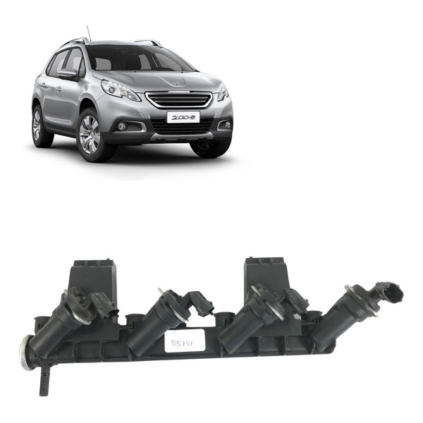 Flauta De Bico Injetor Peugeot 2008 1.6 2015 16 17 18 2019